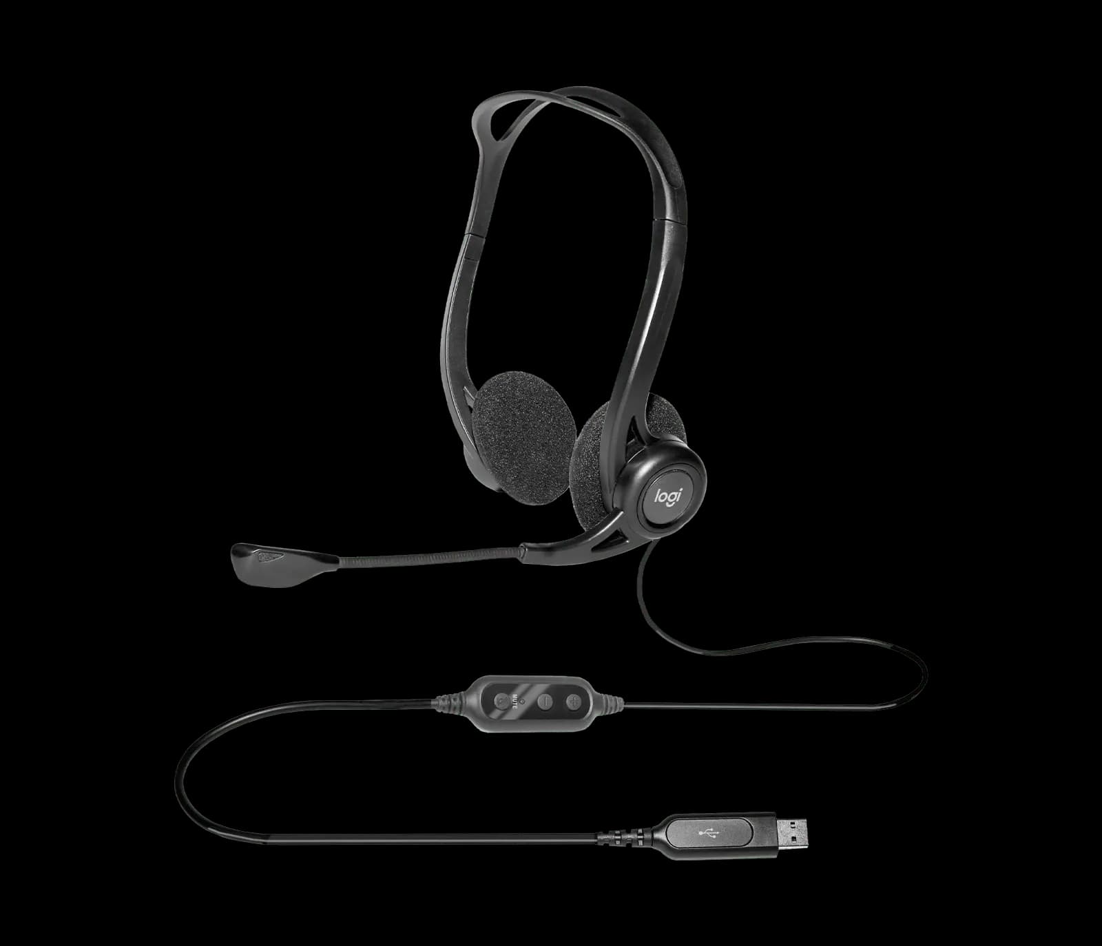 هدست با سیم لاجیتک Logitech Wired Headset H960 — تصویر ۴
