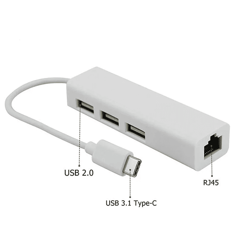 هاب تبدیل TYPE C به LAN رویال — تصویر ۳