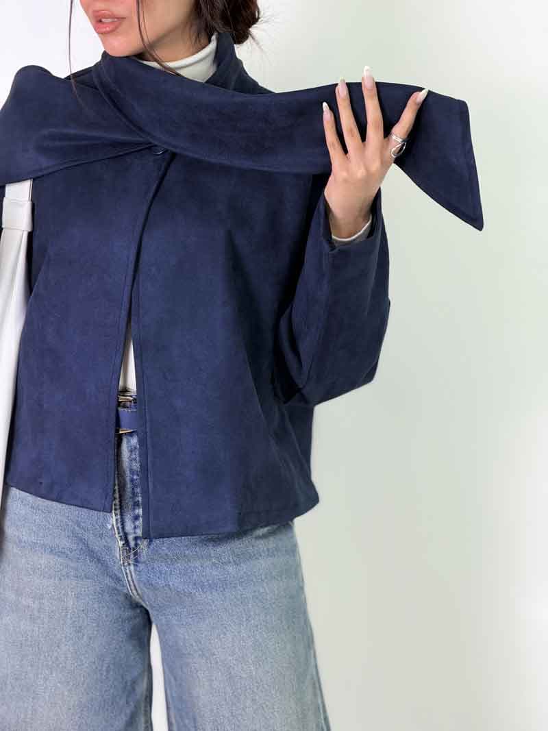 پالتو شال دار کد 7590 — تصویر ۴