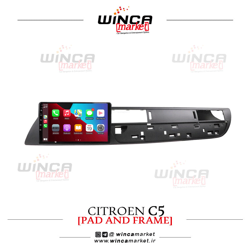 مانیتور سیتروئن سی C5 فابریک اندروید سری M200 اپل کارپلی