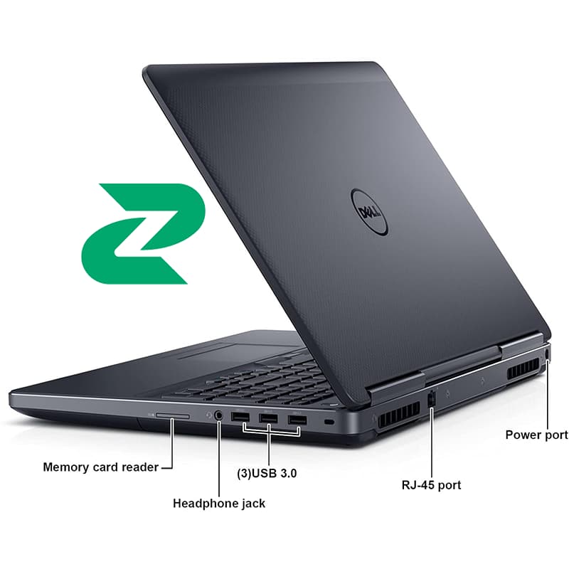 لپ تاپ استوک 15.6 اینچی دل مدل Precision 7510 پردازنده i7 رم 16 گیگابایت هارد 512 گیگابایت SSD گرید ++A — تصویر ۶