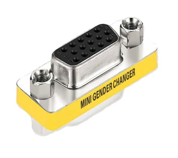 تبدیل دو سر مادگی Mini Gender changer(VGA)