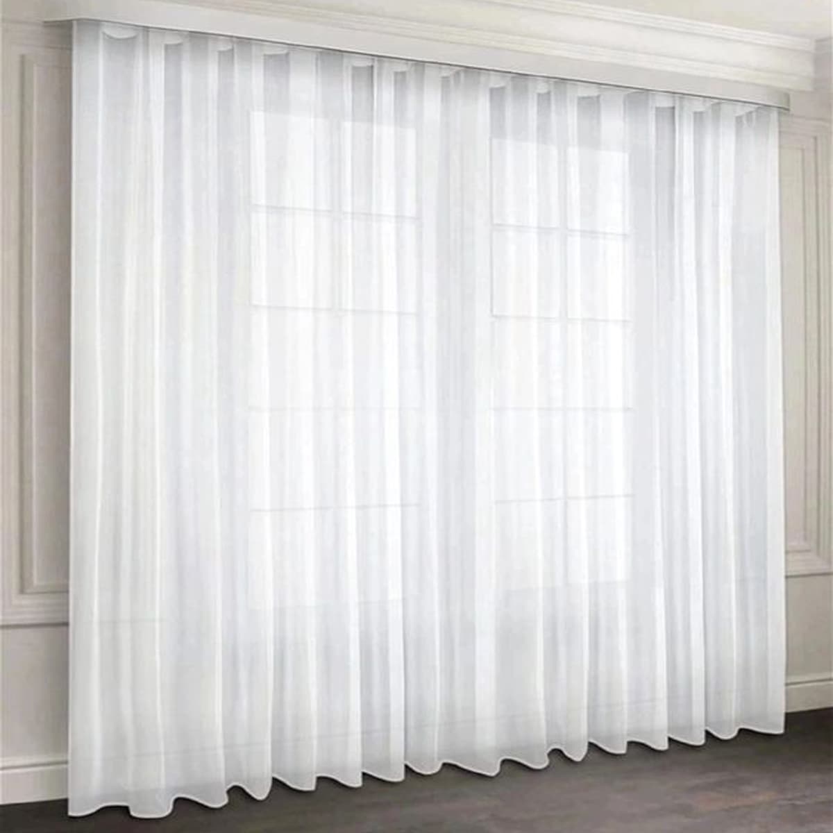 پرده مدل ساده حریر مات سایز 700×280 سانتی متر