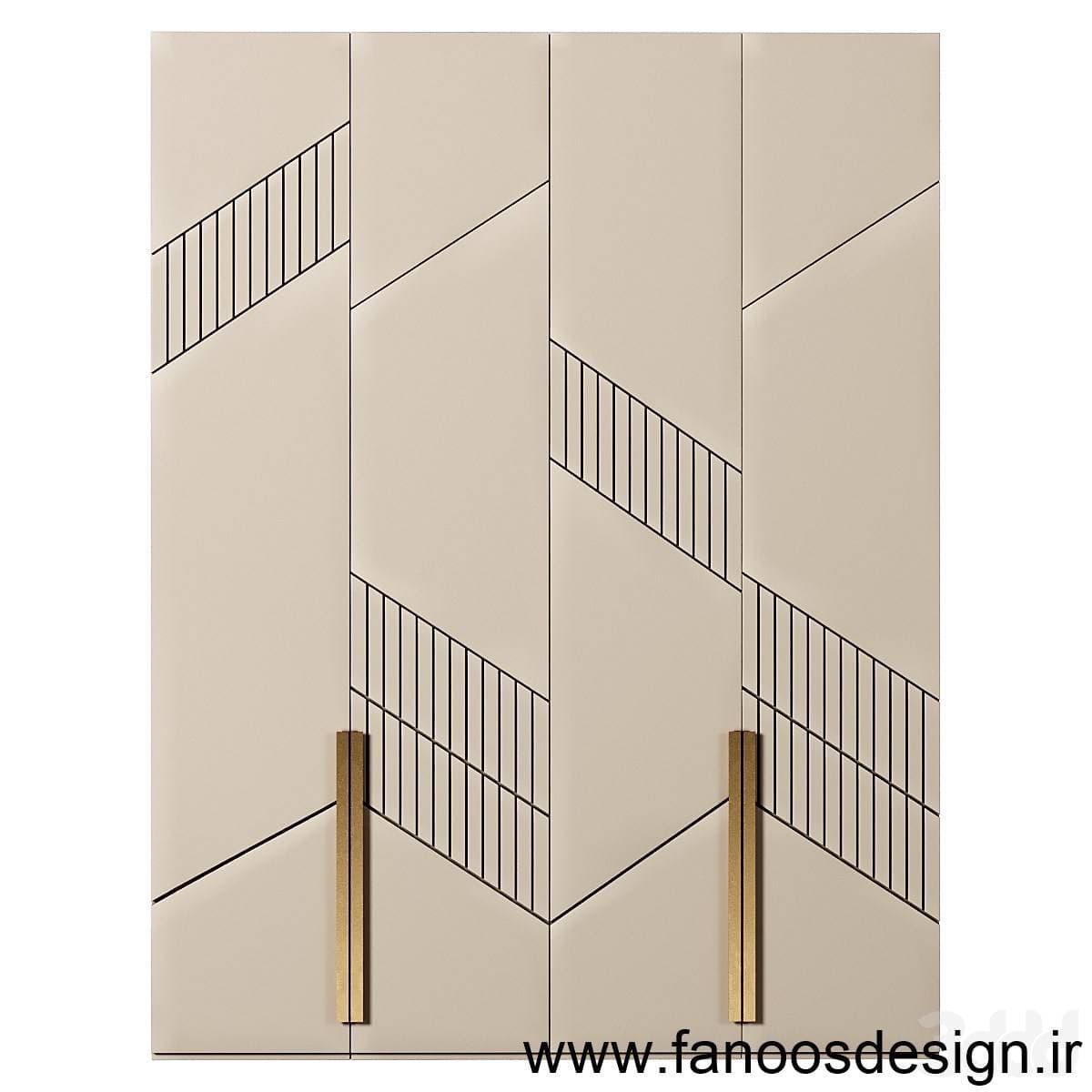 کمد دیواری مدرن کد 30998