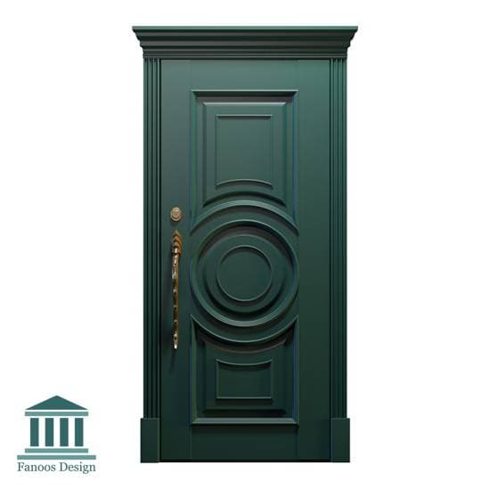 درب چوبی اتاق کلاسیک چوبی کد 30952 — تصویر ۷