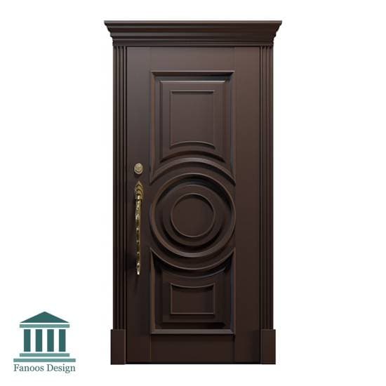 درب چوبی اتاق کلاسیک چوبی کد 30952 — تصویر ۶