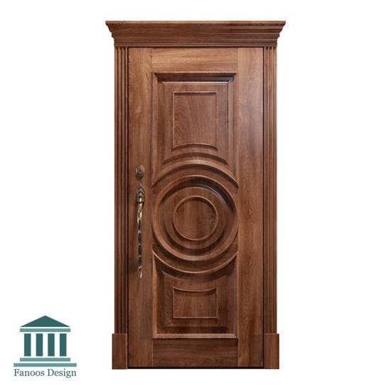 درب چوبی اتاق کلاسیک چوبی کد 30952 — تصویر ۸