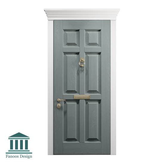 درب اتاقی چوبی کلاسیک کد 30946 — تصویر ۷