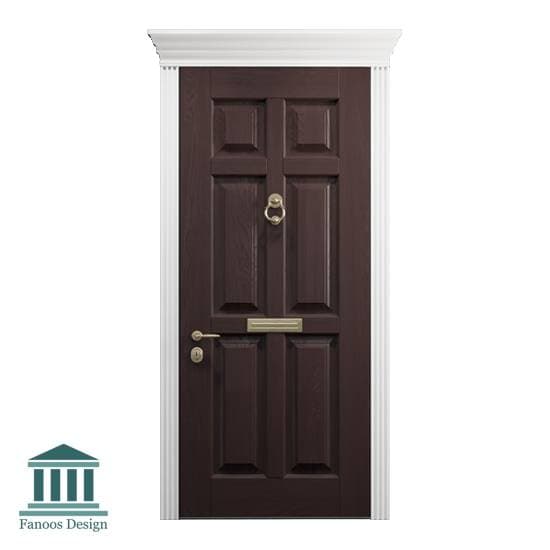 درب اتاقی چوبی کلاسیک کد 30946 — تصویر ۵