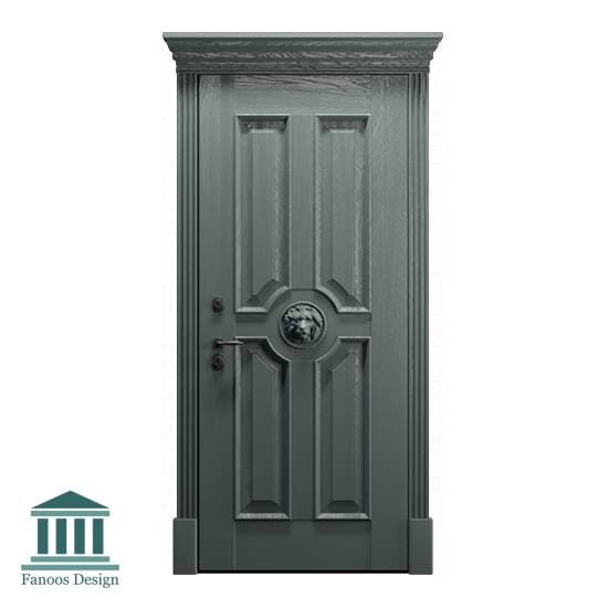 درب اتاقی چوبی کلاسیک کد 30947 — تصویر ۶