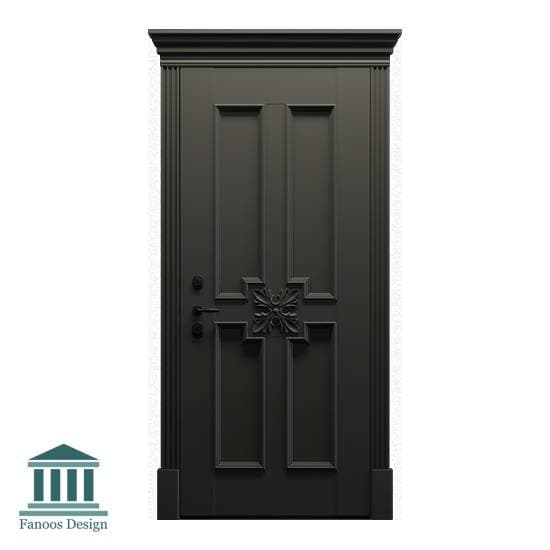 درب اتاق چوبی کلاسیک کد 30948 — تصویر ۷