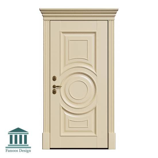 درب کلاسیک چوبی برجسته کد 30949 — تصویر ۸