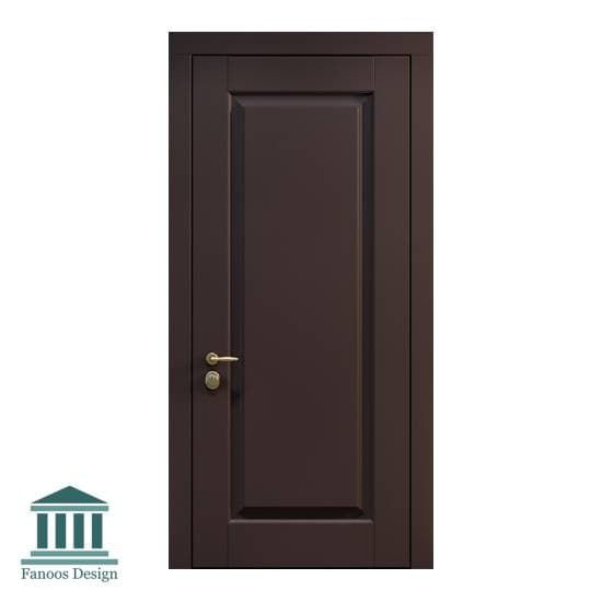 درب تمام چوب اتاق با رنگ آبی نفتی مدرن کد 30939 — تصویر ۵