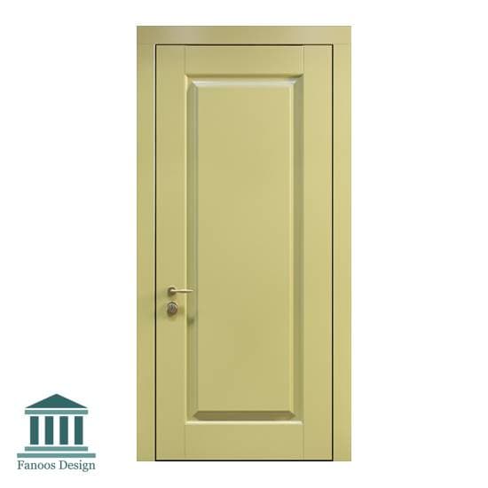 درب تمام چوب اتاق با رنگ آبی نفتی مدرن کد 30939 — تصویر ۴