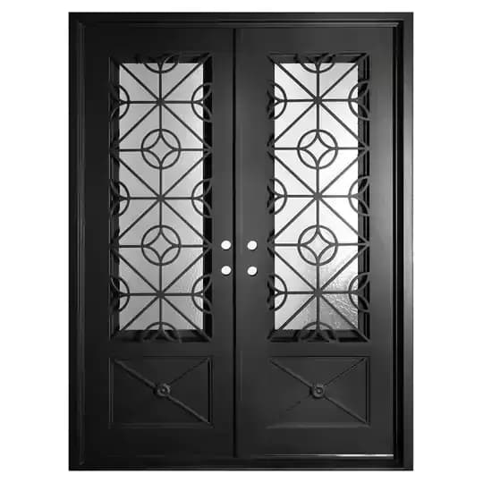 درب فلزی مدرن کلاسیک ساده دو لنگه کد 30932