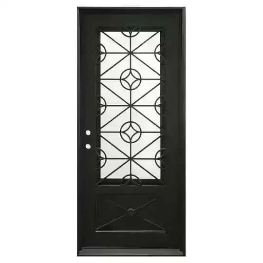 درب نفررو آهنی کلاسیک ساده نفررو کد 30930
