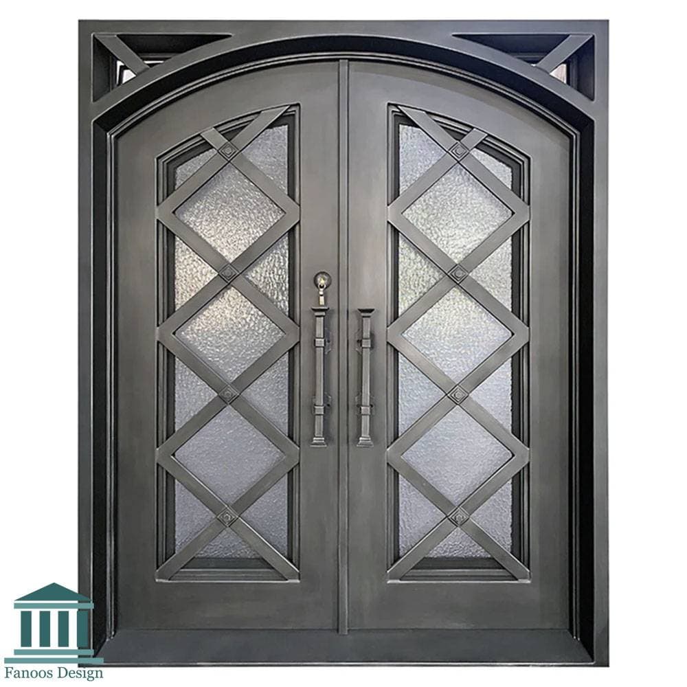 در فرفورژه مدرن فلزی لابی ساده کد 30907