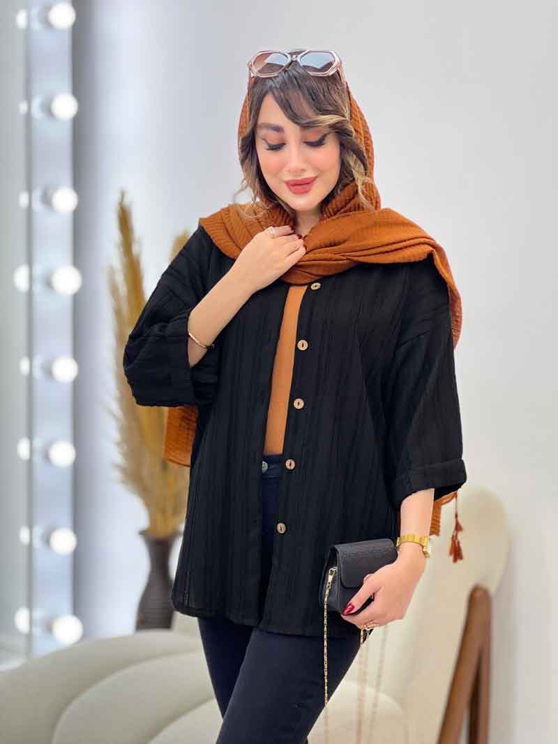 شومیز پایین هلال آیناز کد 5378 — تصویر ۵