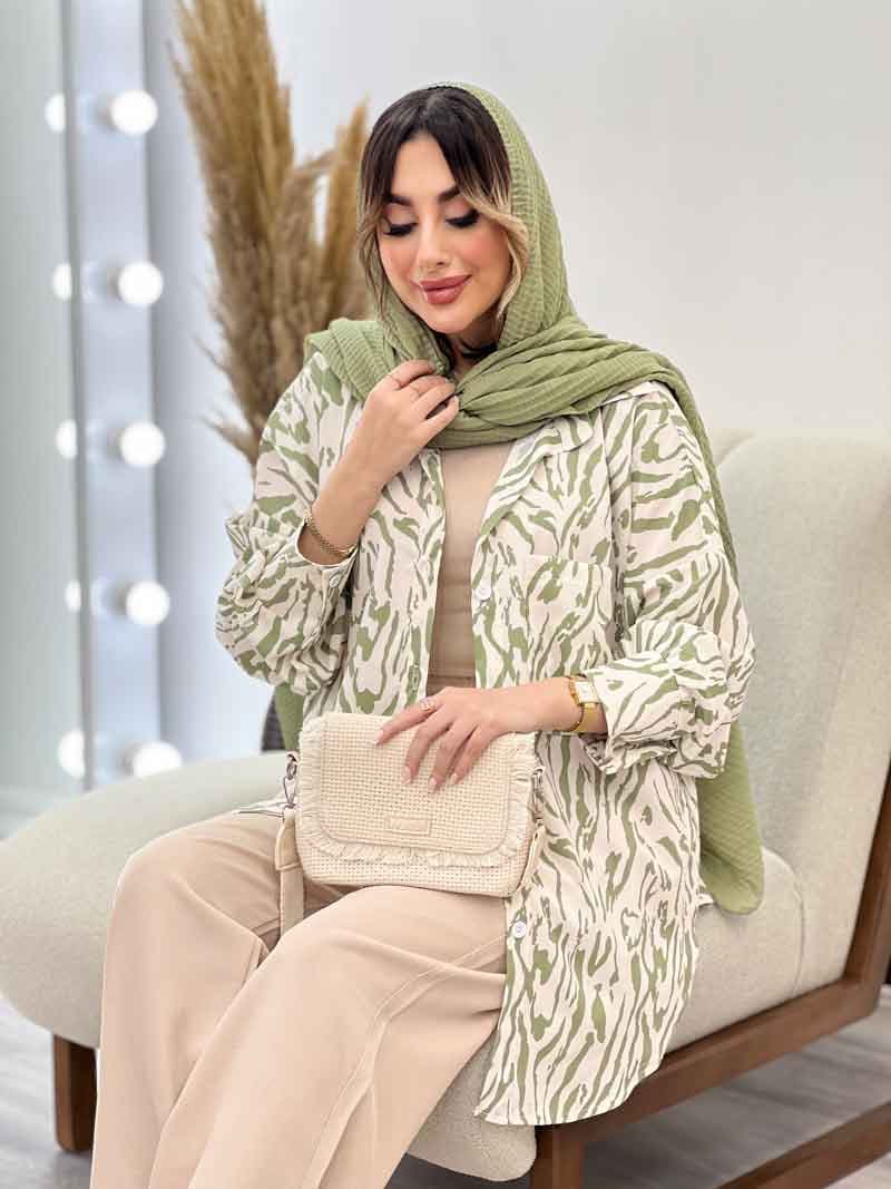 شومیز تک جیب طناز کد 4970 — تصویر ۴