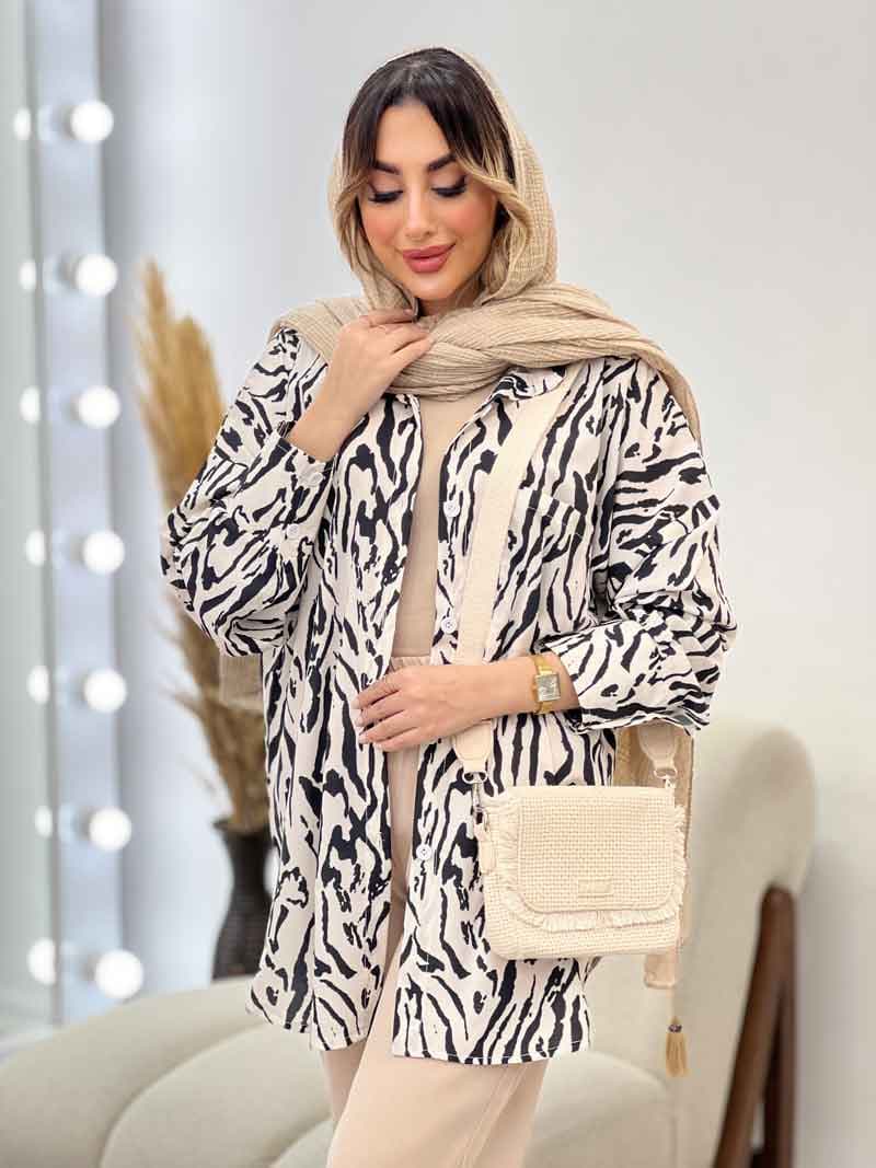 شومیز تک جیب طناز کد 4970 — تصویر ۸