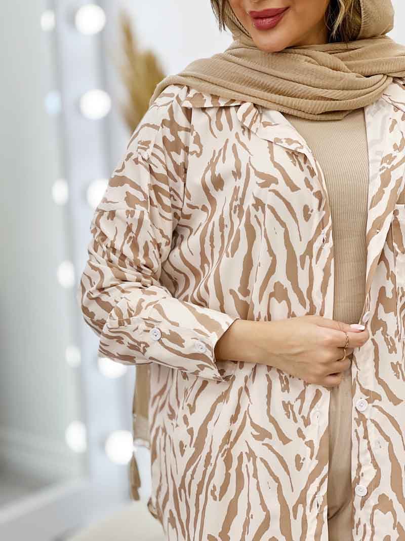 شومیز تک جیب طناز کد 4970 — تصویر ۵
