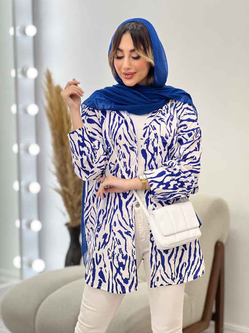 شومیز تک جیب طناز کد 4970 — تصویر ۶