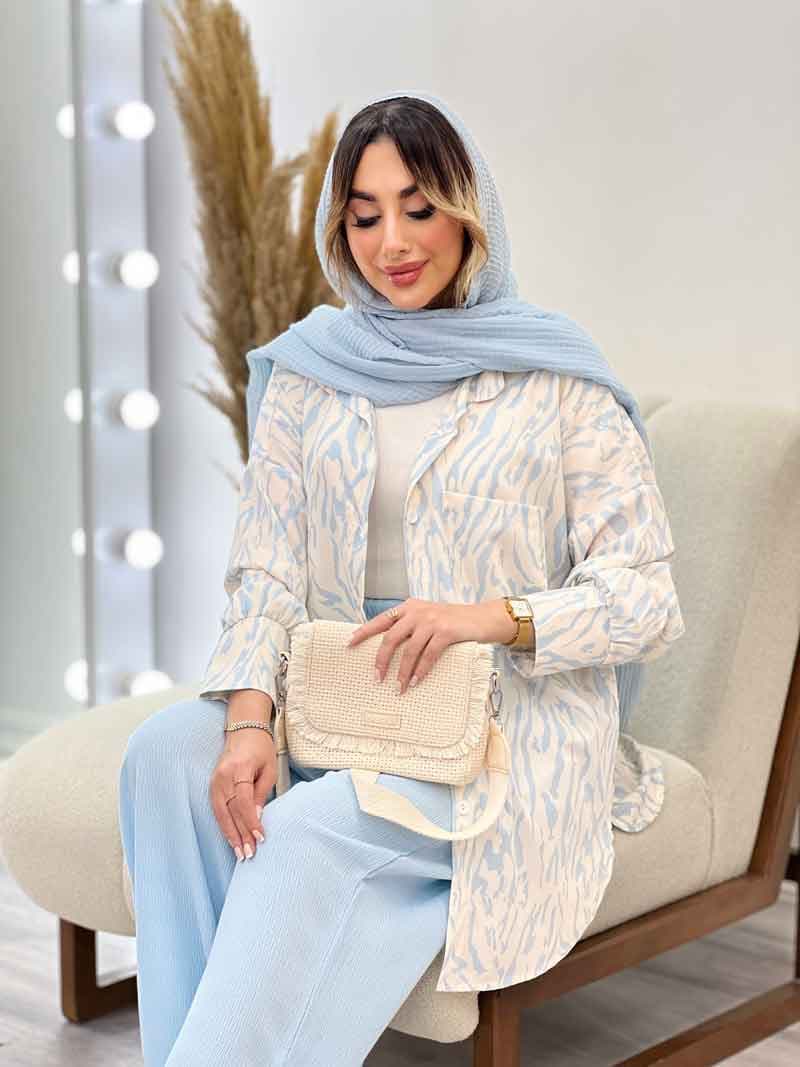 شومیز تک جیب طناز کد 4970 — تصویر ۷