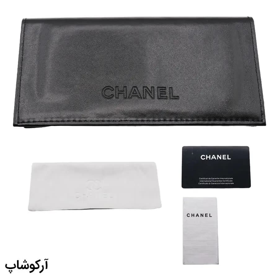 پک اورجینال عینک برند شنل (Chanel) با تمام تجهیزات (بدون کارتن) مدل 992838-1