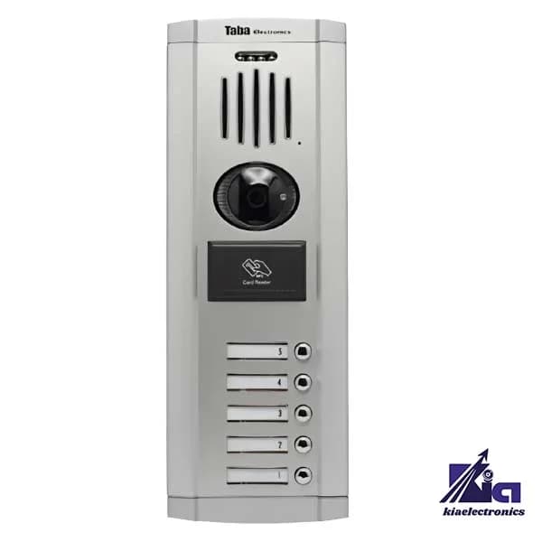 پکیج آیفون تصویری کارتی پنج واحدی تابا TVD-5-43 و پنل 1860 — تصویر ۴