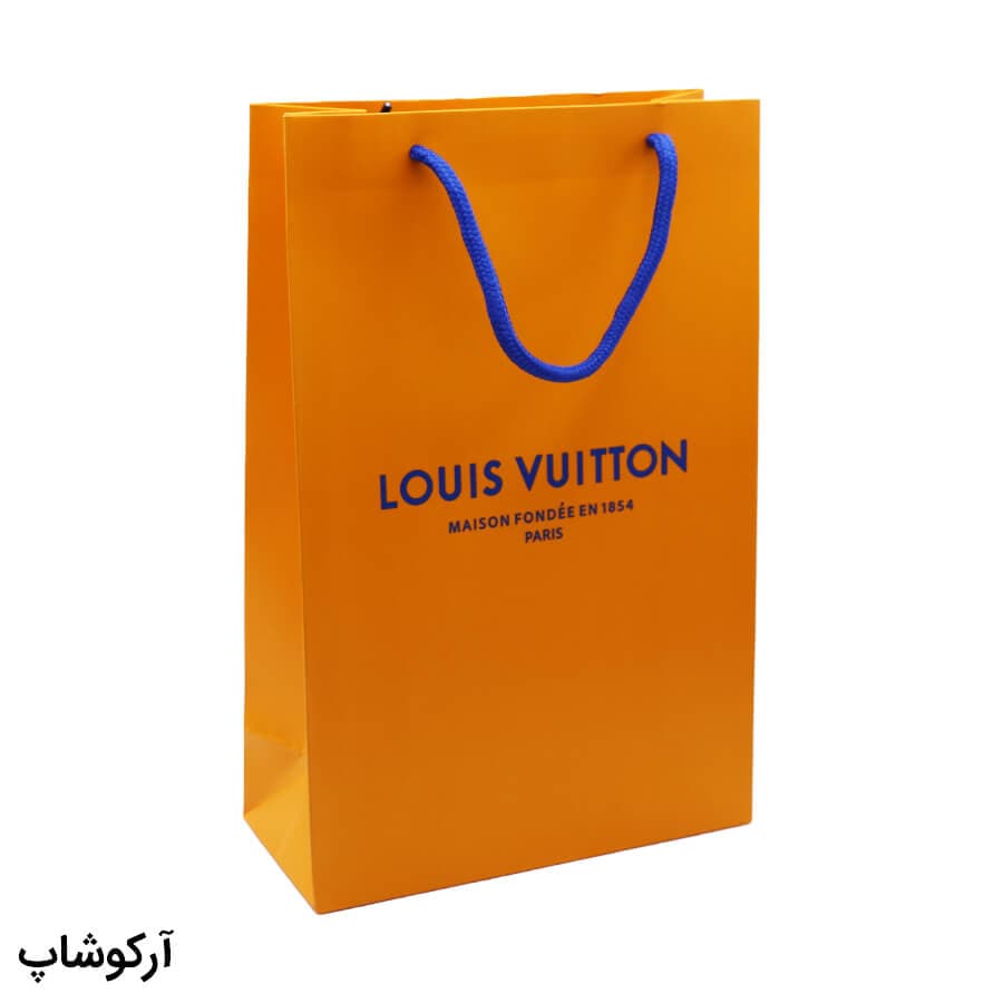 بگ، پاکت و ساک دستی هدیه عینک لویی ویتون (LOUIS VUITTON) با طراحی رنگ نارنجی مدل 992909