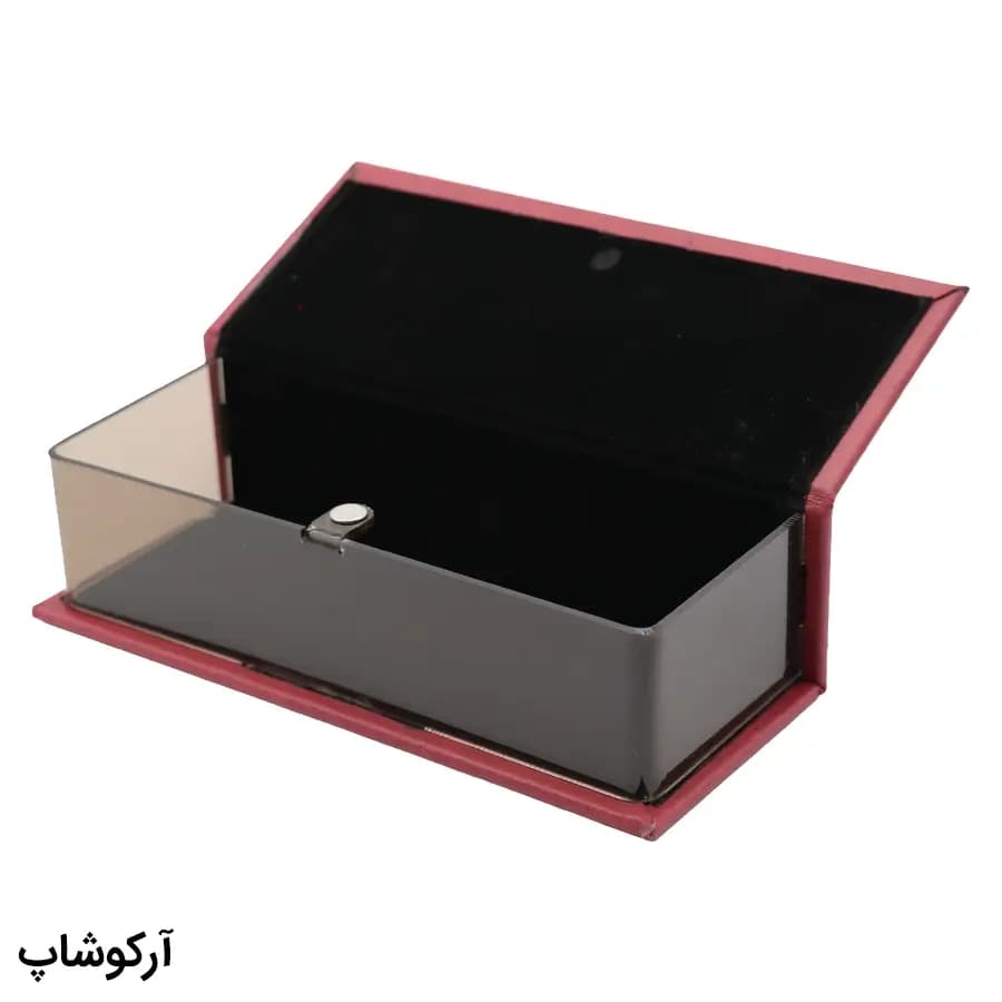 بسته 10 عددی کیف و قاب عینک با درب مگنتی، رنگ‌بندی کامل و طرح شفاف مدل 993054 — تصویر ۳