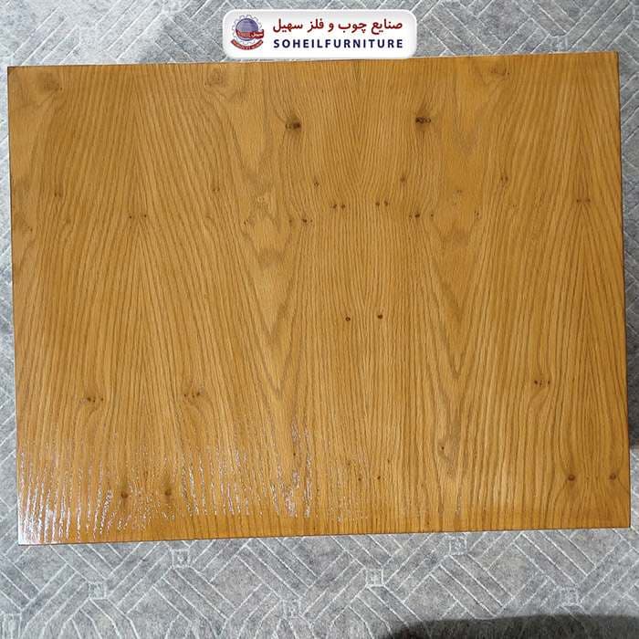 میز جلومبلی چوبی مدرن کشو دار مدل 133 سهیل (روکش طبیعی چوب بلوط) — تصویر ۲
