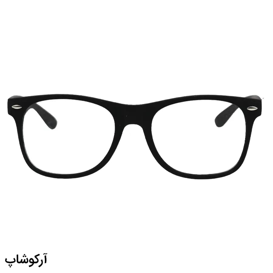 عینک بلوکات با فریم شکل ویفرر، رنگ مشکی مدل ABC342 — تصویر ۳
