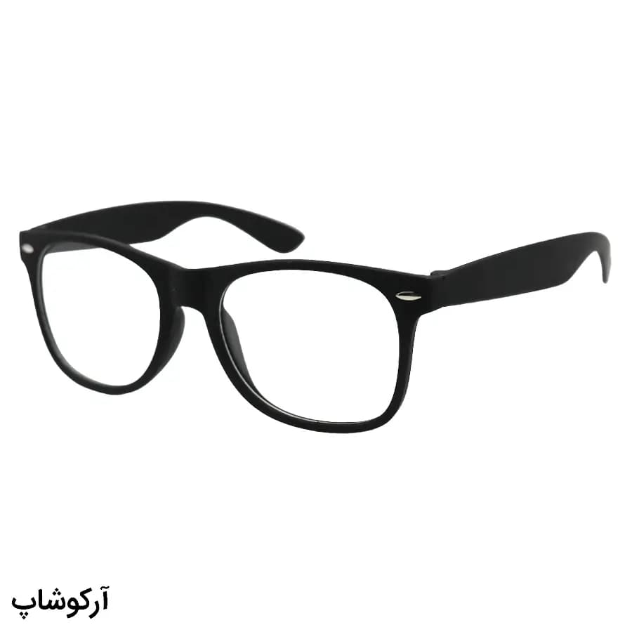 عینک بلوکات با فریم شکل ویفرر، رنگ مشکی مدل ABC342