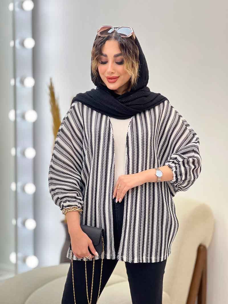 مانتو پانچ پایین هلال کد 5299 — تصویر ۶