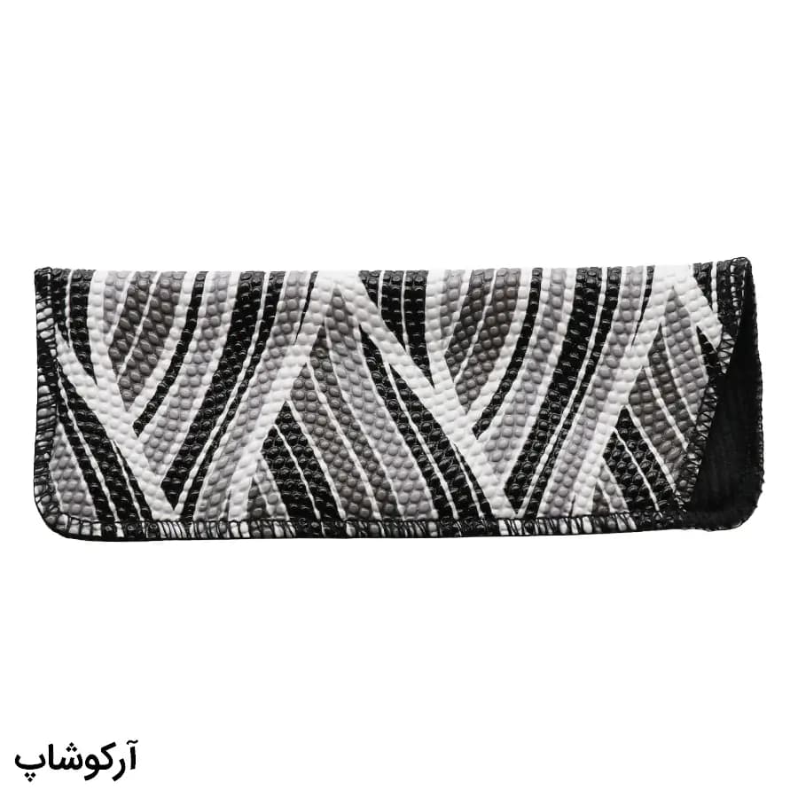 عینک مطالعه نزدیک بین نمره +1.00 با فریم رنگ طوسی، شکل مستطیلی، لولا فنردار و برند MakerField مدل H103 — تصویر ۸