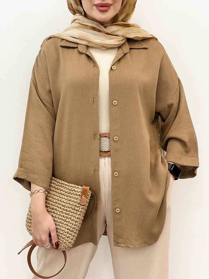 شومیز آستین پاکتی کاترین کد 5310 — تصویر ۴