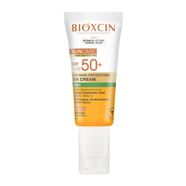 کرم ضد آفتاب Bioxcin مدل Sun Care Very High Protection حجم 50 میلی لیتر