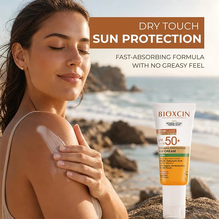 کرم ضد آفتاب Bioxcin مدل Sun Care Very High Protection حجم 50 میلی لیتر — تصویر ۵