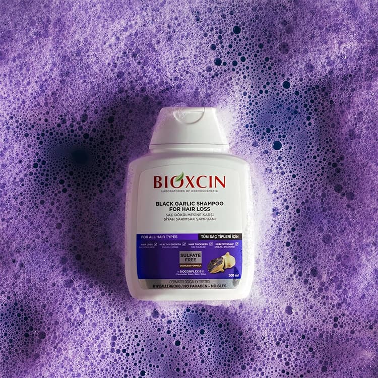 شامپو Bioxcin مدل Black Garlic حجم 300 میلی لیتر — تصویر ۶