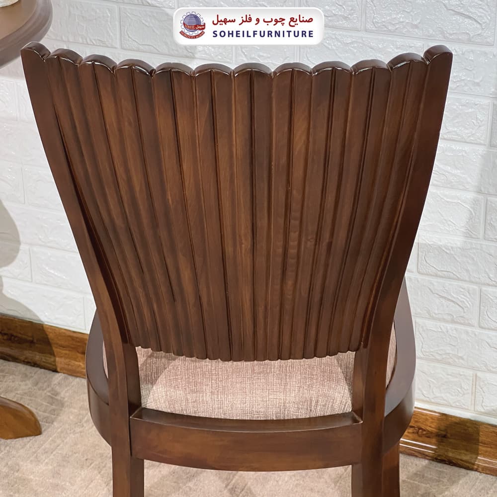 صندلی ناهارخوری چوبی مدرن مدل مدرن سهیل — تصویر ۴