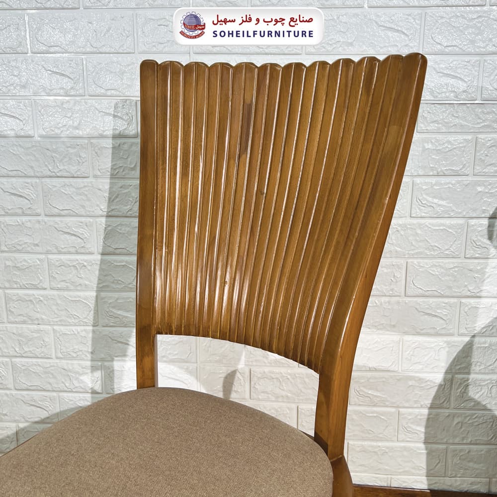 صندلی ناهارخوری چوبی مدرن مدل مدرن سهیل — تصویر ۶