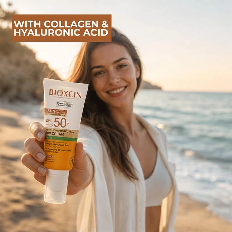 پک ضد آفتاب Bioxcin مدل Sun Care Very High Protection — تصویر ۴