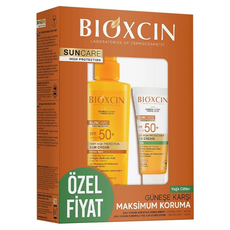 پک ضد آفتاب Bioxcin مدل Sun Care Very High Protection