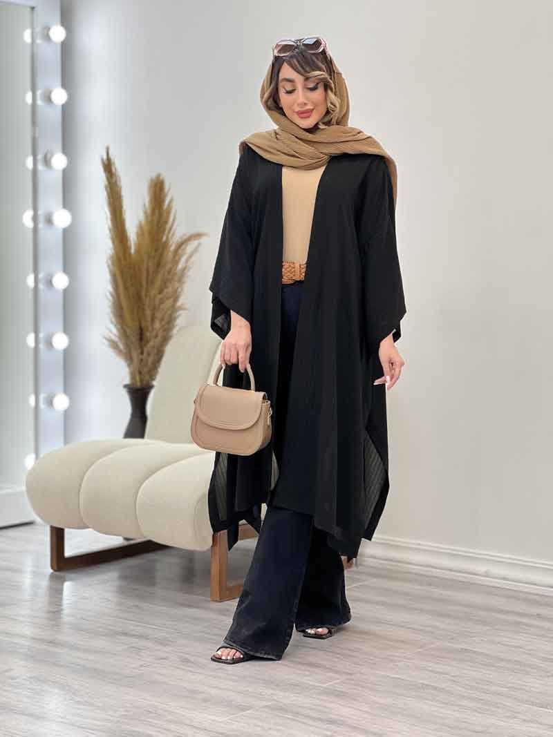 مانتو آستین دوبل بغل بند دار کد 5179 — تصویر ۴