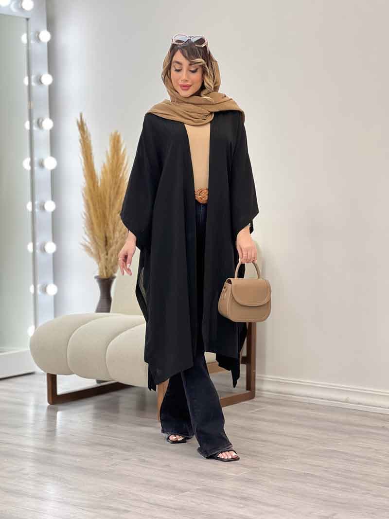مانتو آستین دوبل بغل بند دار کد 5179 — تصویر ۶