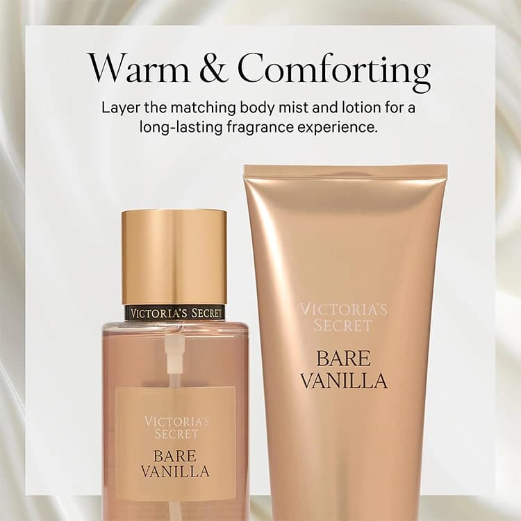 لوسیون بدن Vicotrias Secret مدل Bare Vanilla حجم 236 میلی لیتر — تصویر ۳