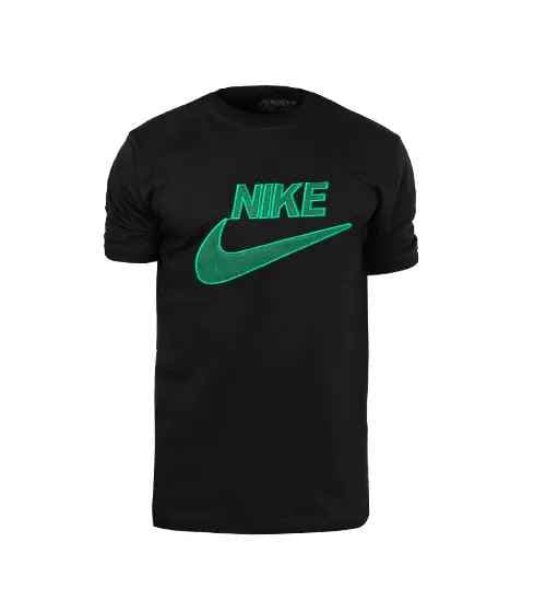تیشرت Nike یقه گرد مردانه مشکی پنبه ساده مدل 44725