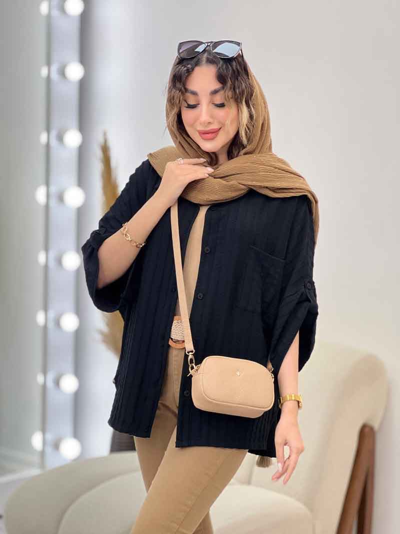 شومیز تک جیب شینا کد 5247 — تصویر ۳