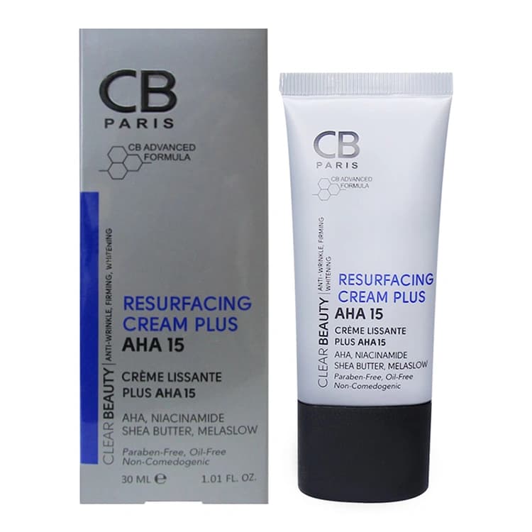 کرم لایه بردار CB Paris مدل Resurfacing AHA 15 حجم 30 میلی لیتر — تصویر ۲